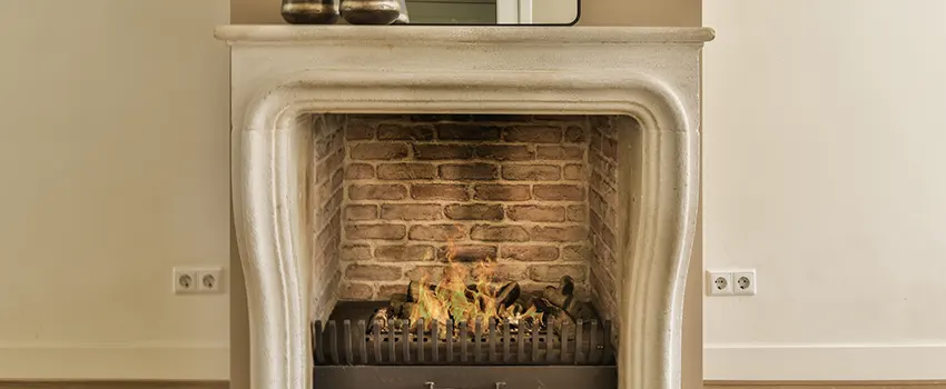 Vintage-style Fireplace Redesign in Atlantic City, New Jersey