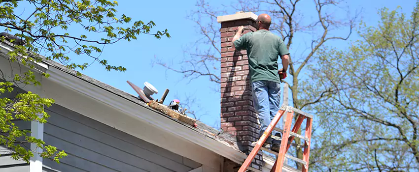 Vinyl and PVC Chimney Flashing Installation in Atlantic City, NJ