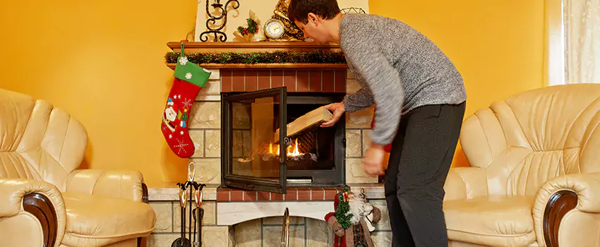 Rusted Metal Fireplace Restoration in Atlantic City, New Jersey